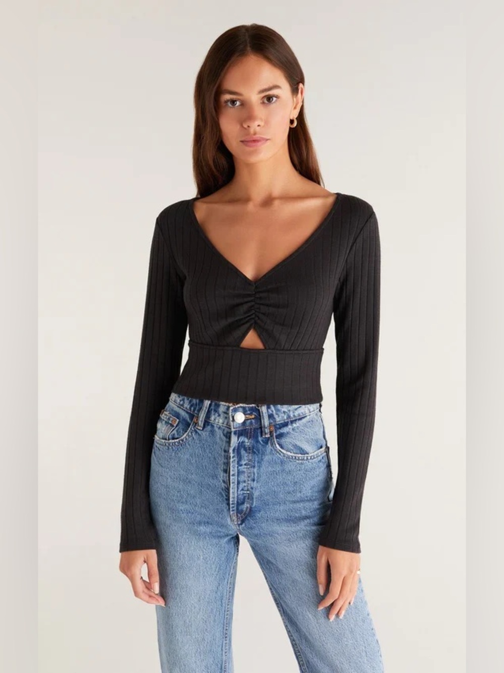 Z Supply bella cutout crop top